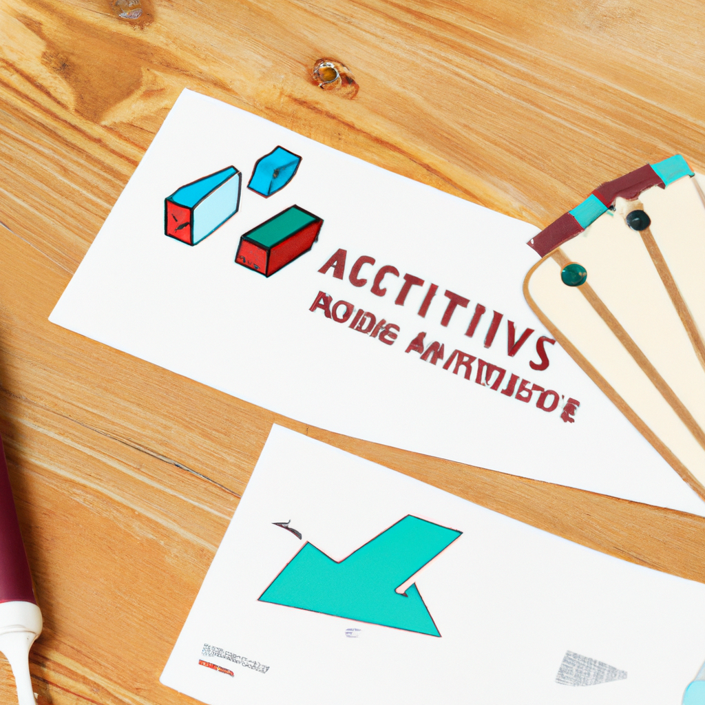 Close-up of a printable activity card laid on a wooden table with stickers